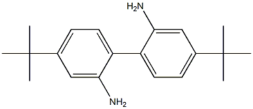 4,4'-Di-tert-butyl-2,2'-diamino-1,1'-biphenyl,,结构式