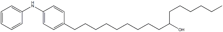 4-(10-Hydroxyhexadecyl)phenylphenylamine