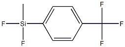 1-(Trifluoromethyl)-4-[difluoro(methyl)silyl]benzene Structure