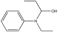 N-Ethyl-N-(1-hydroxypropyl)aniline 结构式