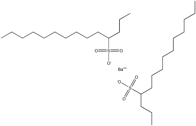 ビス(テトラデカン-4-スルホン酸)バリウム 化学構造式