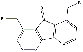 1,8-Bis(bromomethyl)-9H-fluoren-9-one Struktur