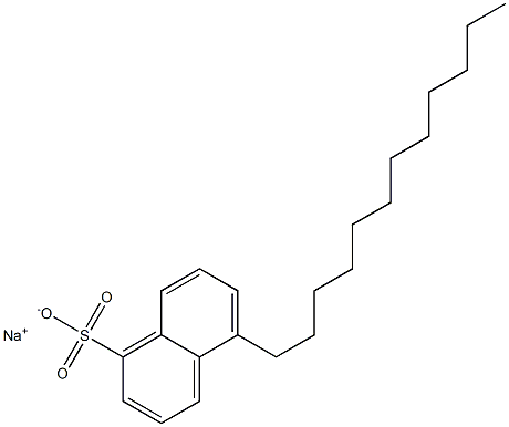 5-ドデシル-1-ナフタレンスルホン酸ナトリウム 化学構造式