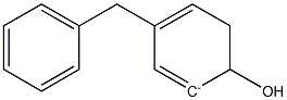 4-ベンジルフェノールアニオン 化学構造式