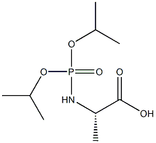 N-(Diisopropoxyphosphinyl)alanine Structure