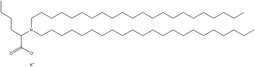 2-(Didocosylamino)hexanoic acid potassium salt,,结构式