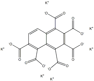 1,2,3,4,5,6-Naphthalenehexacarboxylic acid hexapotassium salt,,结构式