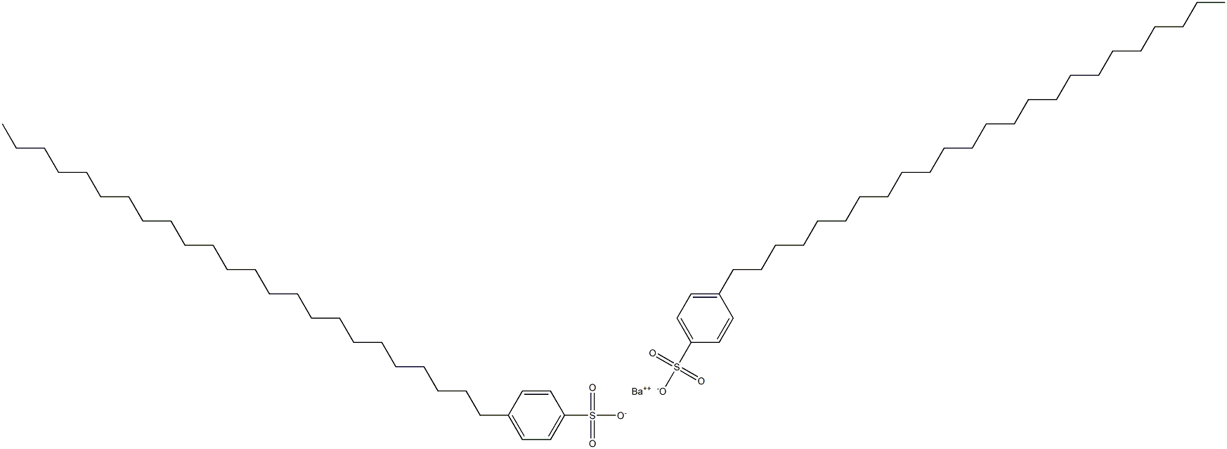 ビス(4-テトラコシルベンゼンスルホン酸)バリウム 化学構造式
