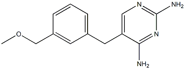 2,4-Diamino-5-[3-methoxymethylbenzyl]pyrimidine Structure