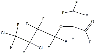 2-(3,4-Dichloro-1,1,2,2,3,4,4-heptafluorobutoxy)-2,3,3,3-tetrafluoropropionic acid fluoride Structure