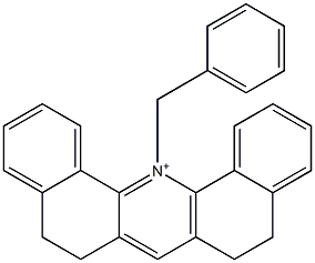 5,6,8,9-Tetrahydro-14-benzyldibenz[c,h]acridin-14-ium