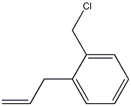 1-アリル-2-(クロロメチル)ベンゼン 化学構造式