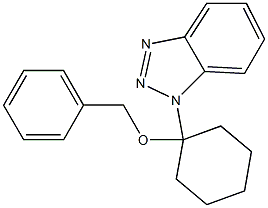 1-(1-Benzyloxycyclohexyl)-1H-benzotriazole,,结构式