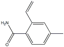 2-Ethenyl-4-methylbenzamide,,结构式