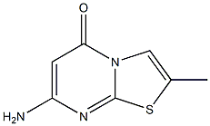 7-Amino-2-methyl-5H-thiazolo[3,2-a]pyrimidin-5-one,,结构式