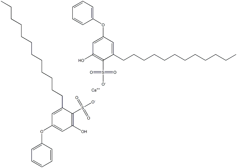 Bis(5-hydroxy-3-dodecyl[oxybisbenzene]-4-sulfonic acid)calcium salt