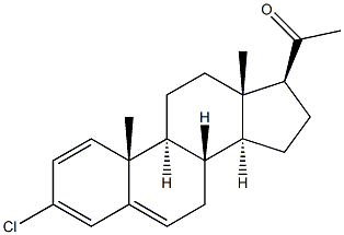 3-Chloropregna-1,3,5-trien-20-one Struktur