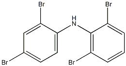 2,4-Dibromophenyl 2,6-dibromophenylamine Structure