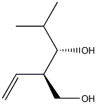 (2R,3S)-2-Ethenyl-4-methyl-1,3-pentanediol Struktur