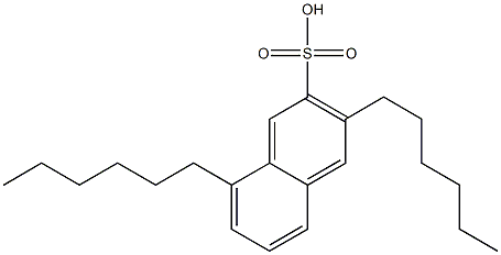3,8-Dihexyl-2-naphthalenesulfonic acid