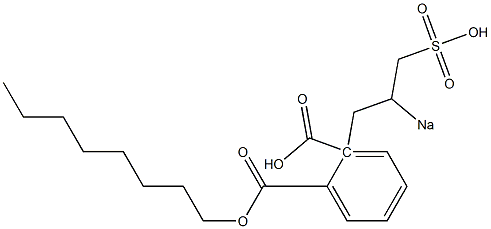 Phthalic acid 1-octyl 2-(2-sodiosulfopropyl) ester