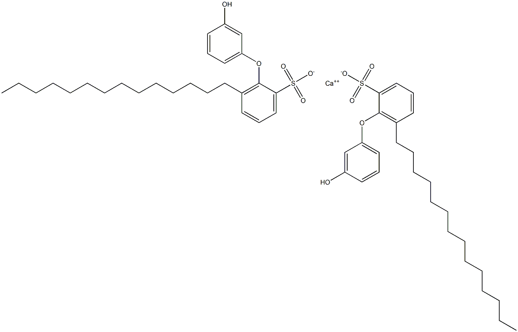 Bis(3'-hydroxy-6-tetradecyl[oxybisbenzene]-2-sulfonic acid)calcium salt