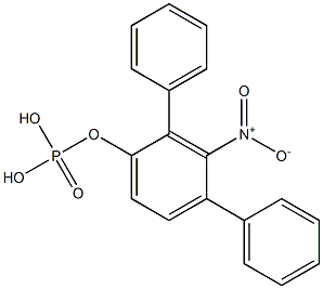 Phosphoric acid diphenyl(3-nitrophenyl) ester Structure