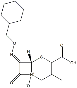 7-[(Z)-(Cyclohexylmethoxy)imino]-3-methyl-4-carboxycepham-3-ene 1-oxide