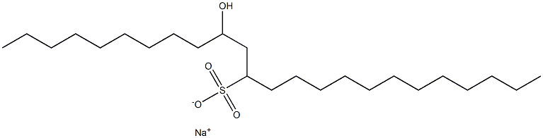 10-Hydroxytetracosane-12-sulfonic acid sodium salt|