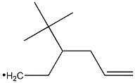 3-tert-Butyl-5-hexenyl radical Structure