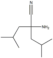 2-Amino-2-isobutyl-4-methylvaleronitrile Structure