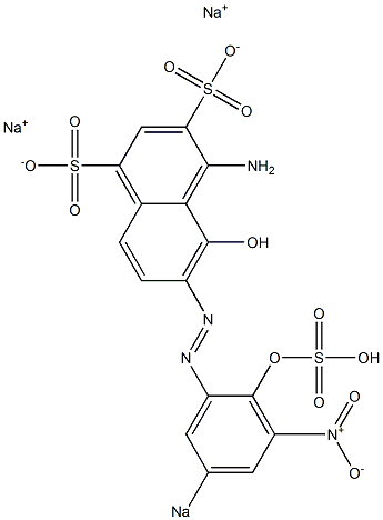  4-Amino-5-hydroxy-6-[(2-hydroxy-3-nitro-5-sodiosulfophenyl)azo]naphthalene-1,3-disulfonic acid disodium salt