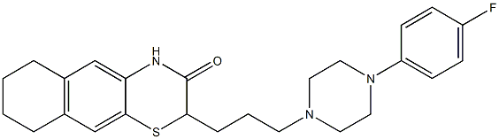 2-[3-[4-(4-Fluorophenyl)piperazin-1-yl]propyl]-6,7,8,9-tetrahydro-2H-naphtho[2,3-b]-1,4-thiazin-3(4H)-one|