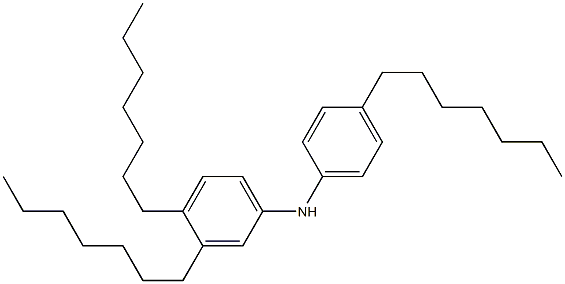 4,3',4'-Triheptyl[iminobisbenzene] Structure