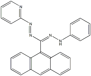  3-(9-Anthryl)-1-phenyl-5-(2-pyridyl)formazan
