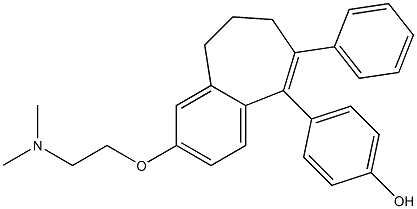 4-[3-[2-(Dimethylamino)ethoxy]-6,7-dihydro-8-phenyl-5H-benzocycloheptene-9-yl]phenol