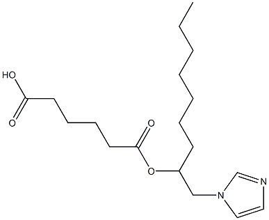 Adipic acid 1-[1-(1H-imidazol-1-ylmethyl)octyl] ester