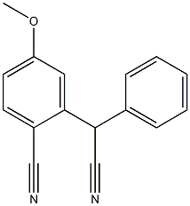 (2-Cyano-5-methoxyphenyl)(phenyl)acetonitrile