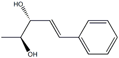 (2S,3R,E)-5-Phenyl-4-pentene-2,3-diol Struktur