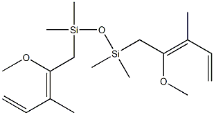 1-Methoxy-2-methyl-1,3-butadienyl(trimethylsilyl) ether Struktur