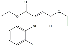 2-(2-Iodophenylamino)-2-butenedioic acid diethyl ester