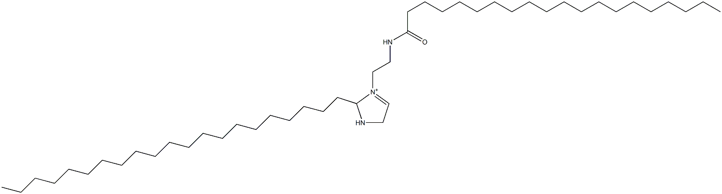 2-Henicosyl-3-[2-(icosanoylamino)ethyl]-3-imidazoline-3-ium,,结构式