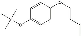 1-Trimethylsilyloxy-4-butoxybenzene 结构式