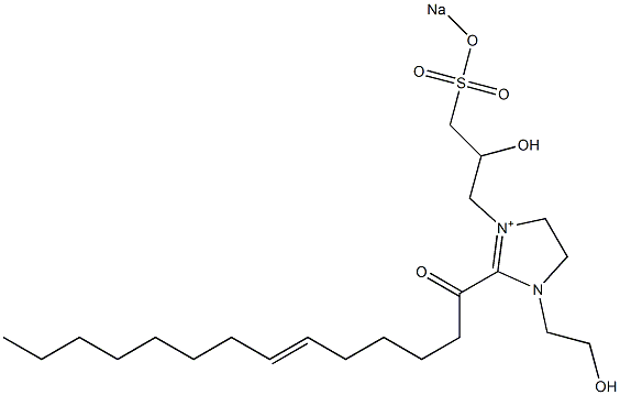 1-(2-Hydroxyethyl)-3-[2-hydroxy-3-(sodiooxysulfonyl)propyl]-2-(6-tetradecenoyl)-2-imidazoline-3-ium