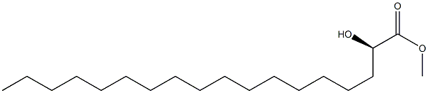 (R)-2-Hydroxyoctadecanoic acid methyl ester Struktur