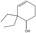 2,2-Diethyl-3-cyclohexen-1-ol Structure