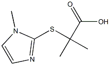 2-Methyl-2-(1-methyl-1H-imidazol-2-ylthio)propionic acid