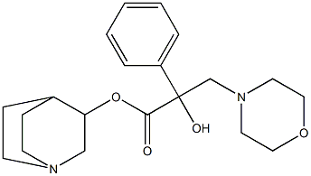 2-Hydroxy-2-phenyl-3-morpholinopropionic acid 3-quinuclidinyl ester