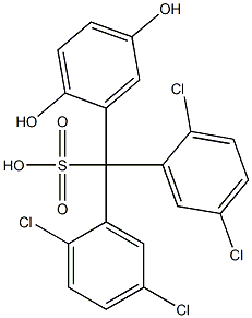 Bis(2,5-dichlorophenyl)(2,5-dihydroxyphenyl)methanesulfonic acid