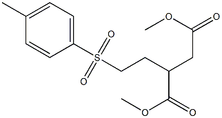 2-(2-Tosylethyl)succinic acid dimethyl ester,,结构式